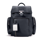 FPM Bank on the Road Leather Small Backpack in Shadow Grey