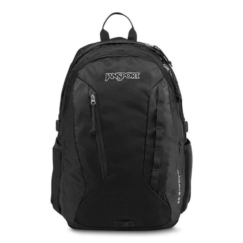 JanSport Agave Backpack in Black front view