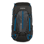 JanSport Klamath 55L Backpack in Forge Gray front view