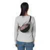 JanSport Fifth Ave Fanny Pack in Leopard Life on model