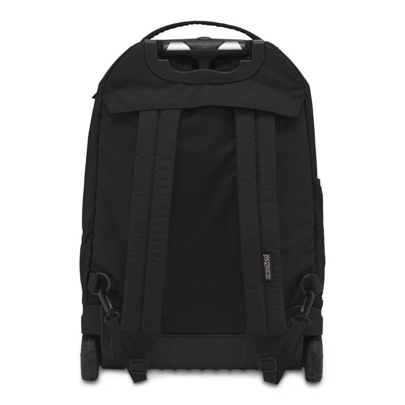 JanSport Driver 8 Rolling Backpack in Black rear view