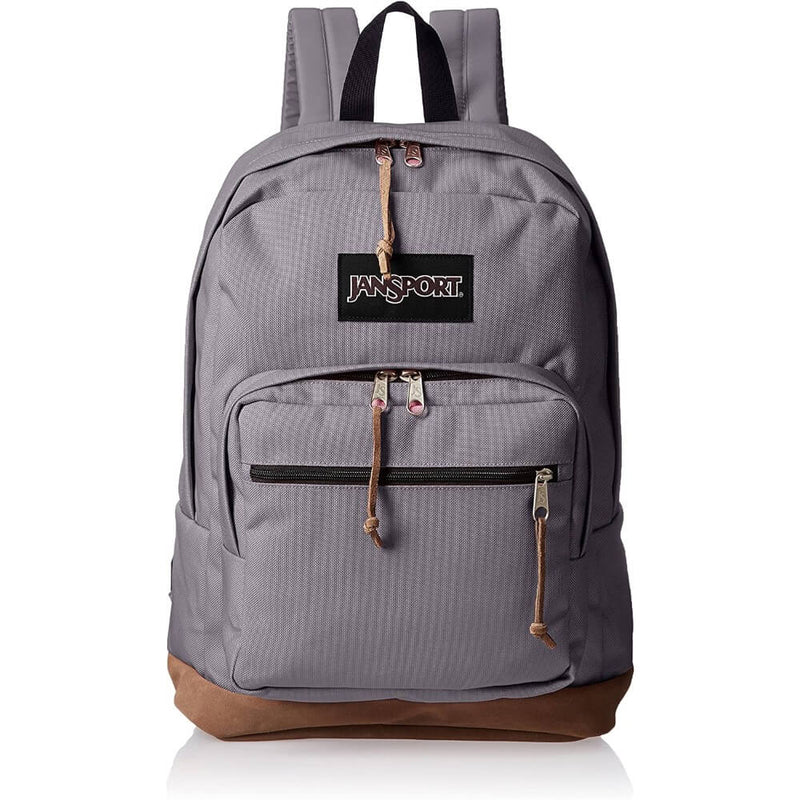 JanSport Right Pack Backpack in Grey Horizon front view