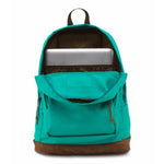 JanSport Right Pack Backpack in Spanish Teal inside view