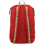 JanSport Foxhole Backpack in Red Tape back view