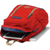 JanSport Foxhole Backpack in Red Tape inside