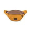 JanSport Fifth Ave Suede Fanny Pack in English Mustard front view