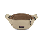 JanSport Fifth Ave Suede Fanny Pack in Oyster front view
