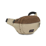 JanSport Fifth Ave Suede Fanny Pack in Oyster side view