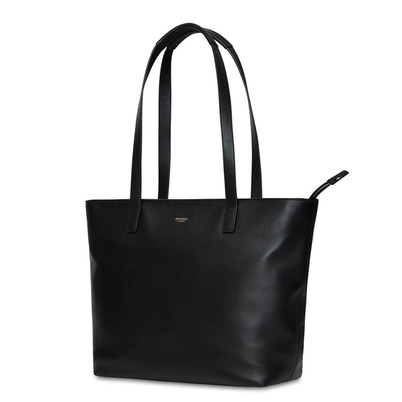 Knomo Mini Maddox Leather Tote in Black side