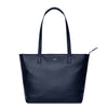 Knomo Mini Maddox Leather Tote in Dark Navy front