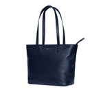 Knomo Mini Maddox Leather Tote in Dark Navy side
