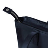 Knomo Mini Maddox Leather Tote in Dark Navy detail