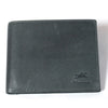Mancini RFID Leather Billfold with Coin Pocket in Grey front