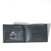 Mancini RFID Leather Billfold with ID window in grey inside