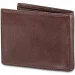 Mancini RFID Men's Leather Wallet with Removable Passcase and Coin Pocket in Brown back
