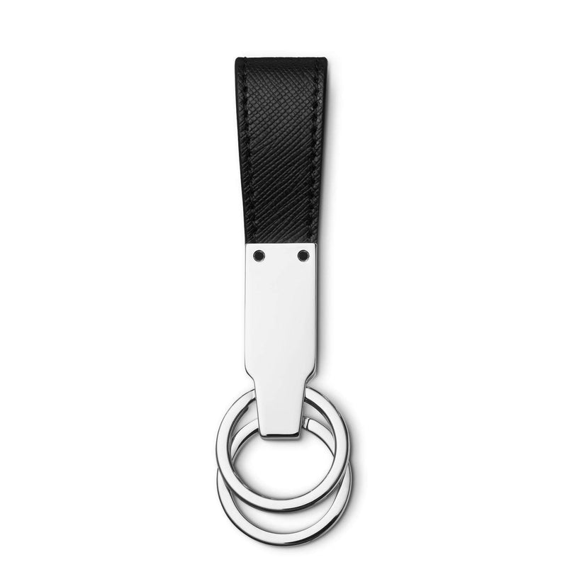 Montblanc Sartorial Loop Key Chain in black back