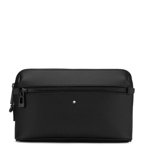 Montblanc Extreme 2.0 Leather Clutch in black front