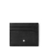 Montblanc Miesterstück Soft Grain Leather Pocket 6cc in black front