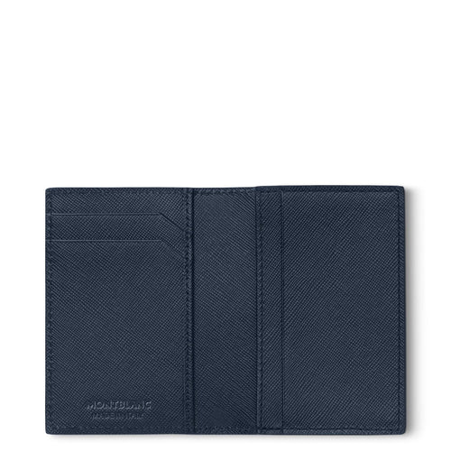 Montblanc Sartorial Business Card Holder in blue inside