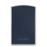 Montblanc Sartorial Hard Shell Business Card Holder in blue back