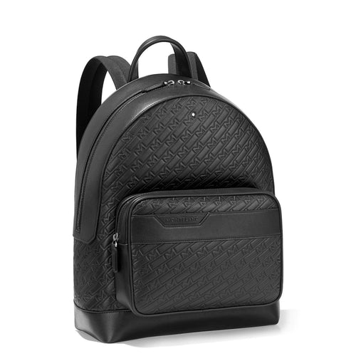 Montblanc M_Gram 4810 Leather Backpack in black front