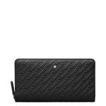 Montblanc M_Gram Leather Wallet 12cc Zip Around in black front