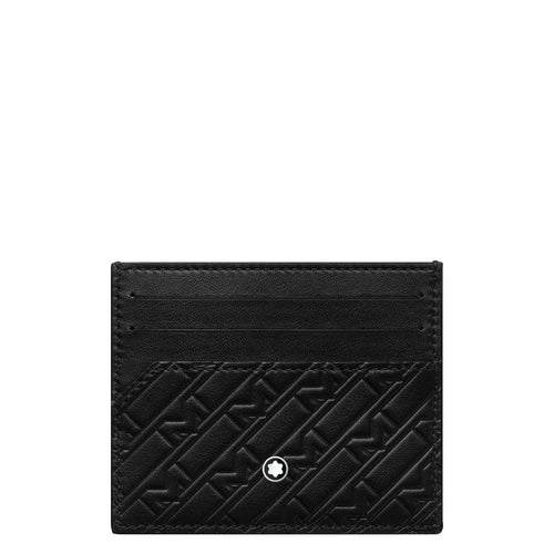 Montblanc M_Gram Leather Pocket Holder 6cc in black front