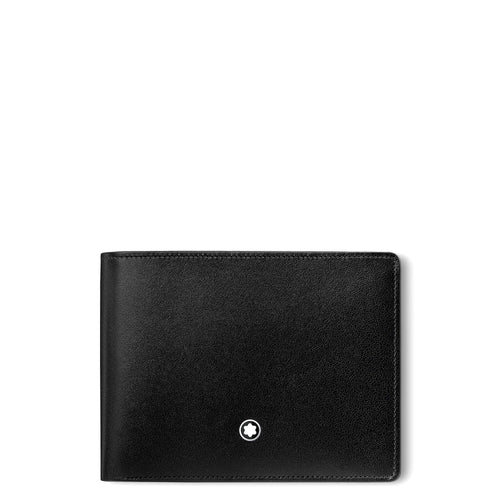 Montblanc Meisterstuck Wallet 6cc in black front