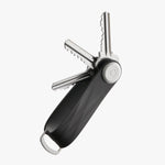 Orbitkey Active Key Organizer in Jet Black with keys