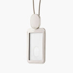 Orbitkey ID Card Holder with Lanyard in Stone front