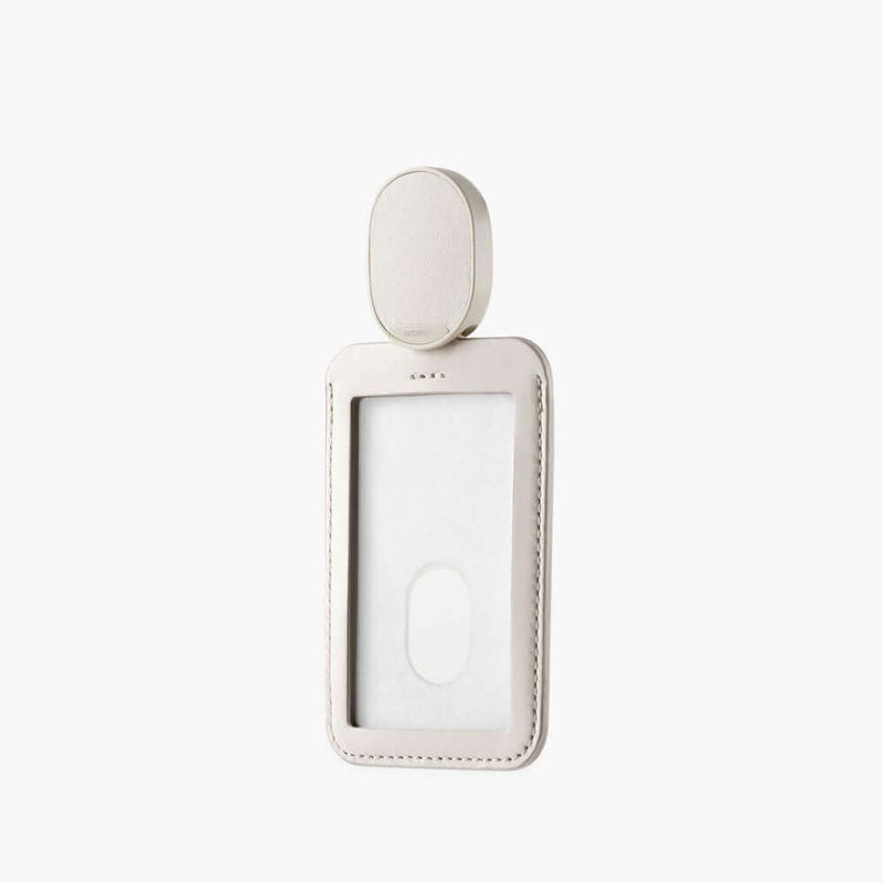 Orbitkey ID Card Holder in Stone front