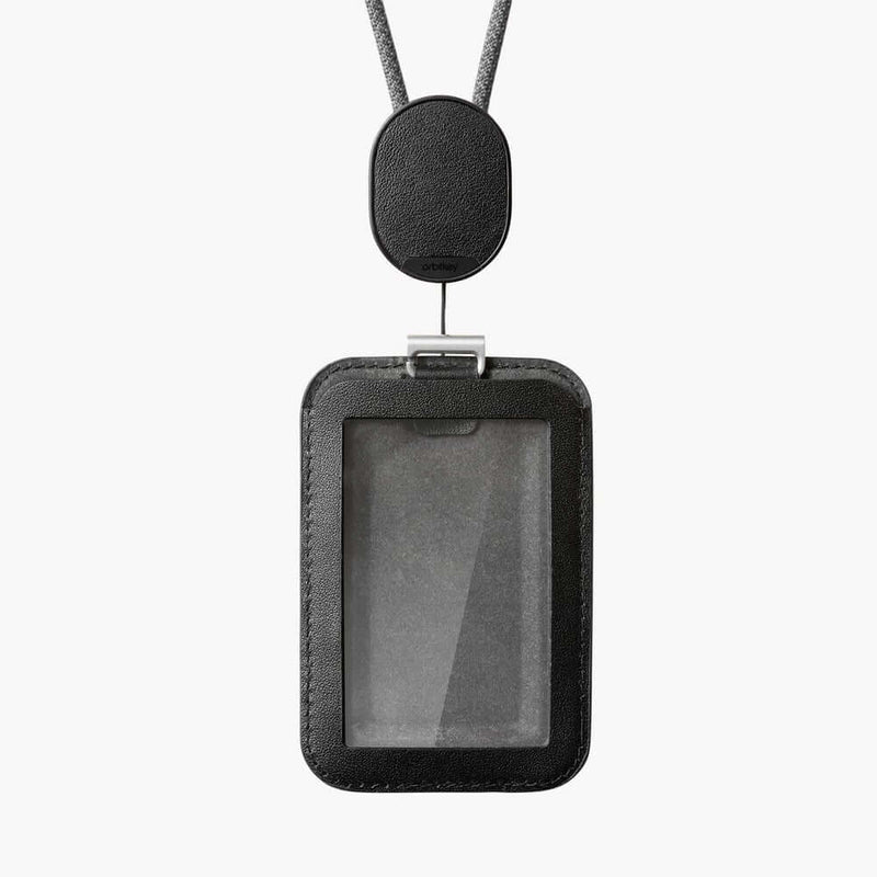 Orbitkey ID Card Holder Pro with Lanyard in Black extended