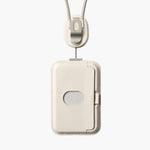 Orbitkey ID Card Holder Pro with Lanyard in Stone back