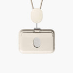 Orbitkey ID Card Holder Pro with Lanyard in Stone in landscape