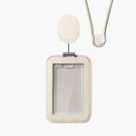 Orbitkey ID Card Holder Pro with Lanyard in Stone detached