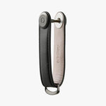 Orbitkey Leather Key Organizer in Black side view