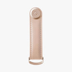 Orbitkey Leather Key Organizer in Blush front view