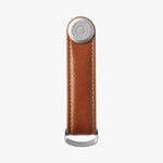 Orbitkey Leather Key Organizer in Cognac front view