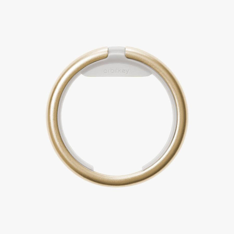 Orbitkey Ring Yellow Gold - front view