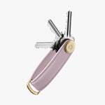 Orbitkey Saffiano Leather Key Organizer in Lilac keys out