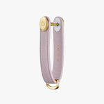 Orbitkey Saffiano Leather Key Organizer in Lilac side view