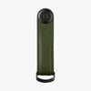Orbitkey Saffiano Leather Key Organizer in Olive front view
