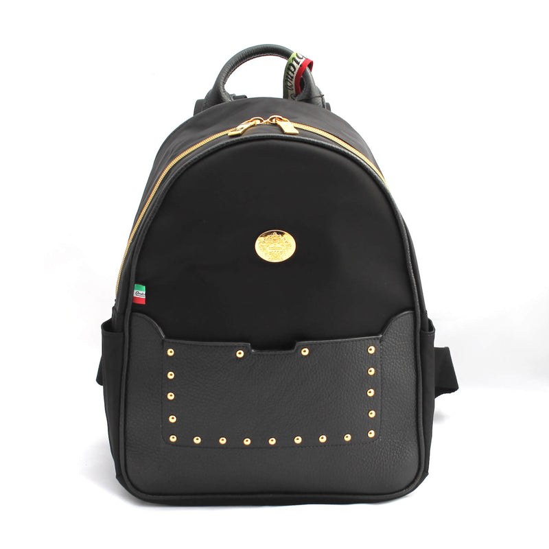 Orobianco Eclisse Women's Backpack in colour Nero - Forero's Bags and Luggage Vancouver Richmond