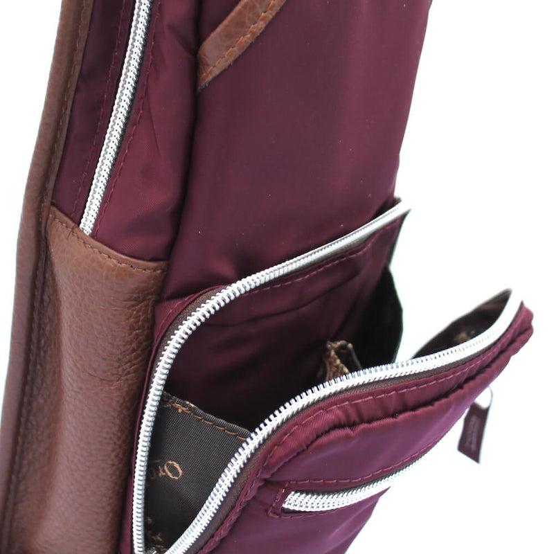 Orobianco Giacomio Sling Bag in Wine - Forero's Vancouver Richmond