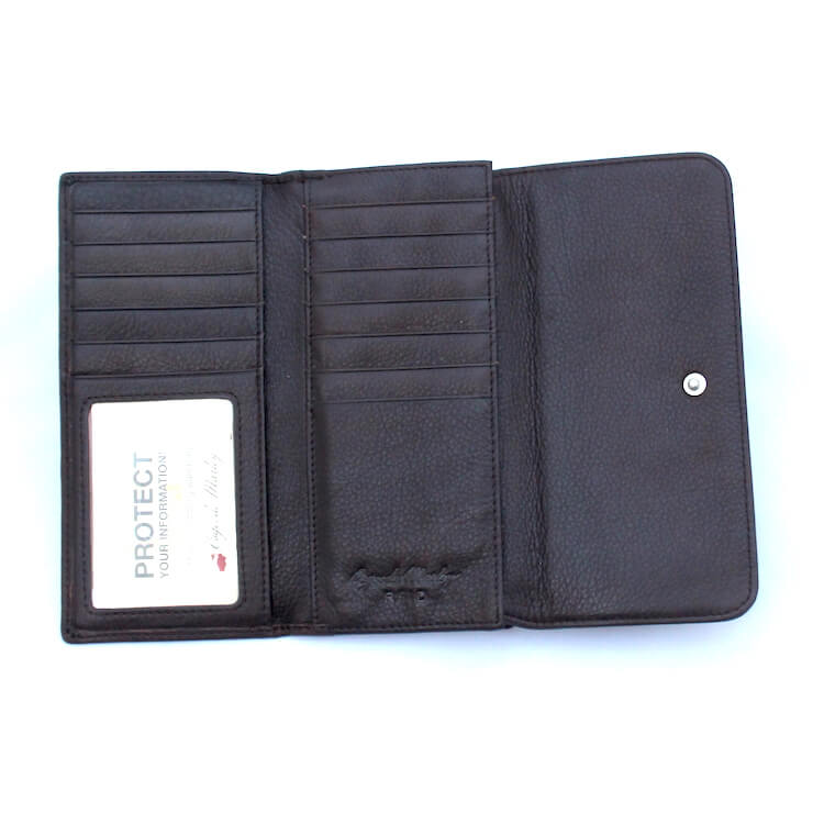 Osgoode Marley Card Case Leather Wallet in Espresso - Forero's Vancouver Richmond