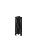 Side of matte graphite Samsonite Nuon Spinner Carry-on Expandable