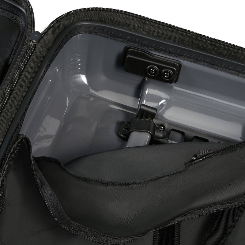 Removable liner of matte graphite Samsonite Nuon Spinner Carry-on Expandable