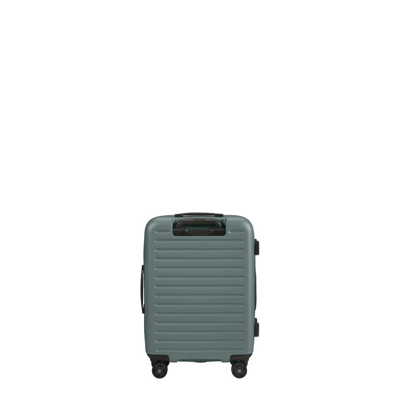 Back of forest Samsonite Stackd Spinner Carry-on Expandable