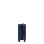 Expanded navy Samsonite Stackd Spinner Carry-on Expandable