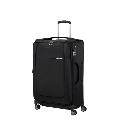 Front of black Samsonite D'Lite Medium Spinner